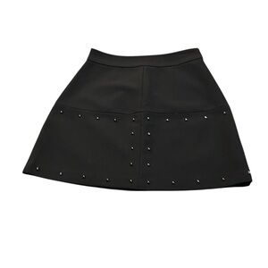 ZARA studded black mini skirt